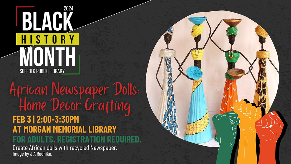 African Newspaper Dolls