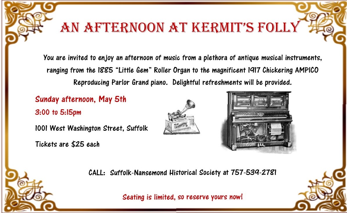 Afternoon to Kermit's Folly marketing flyer