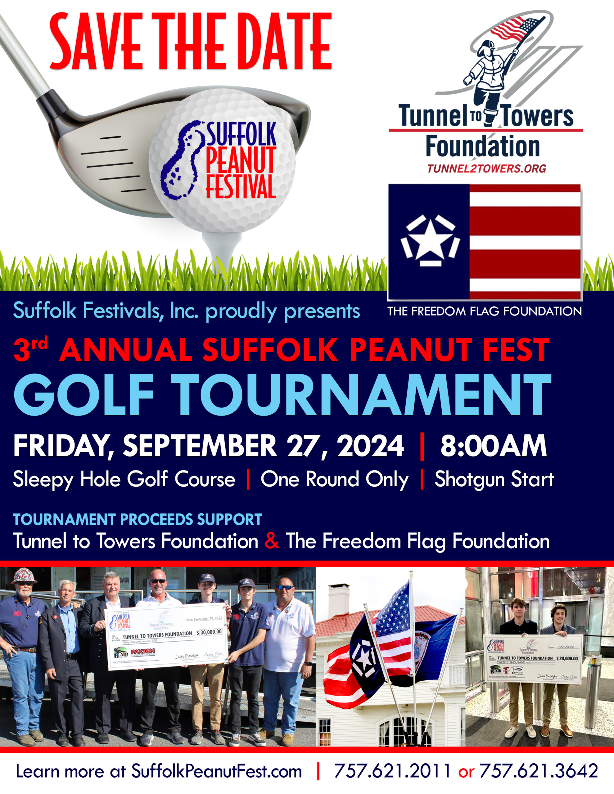 Golf Tournament Save the Date 2024