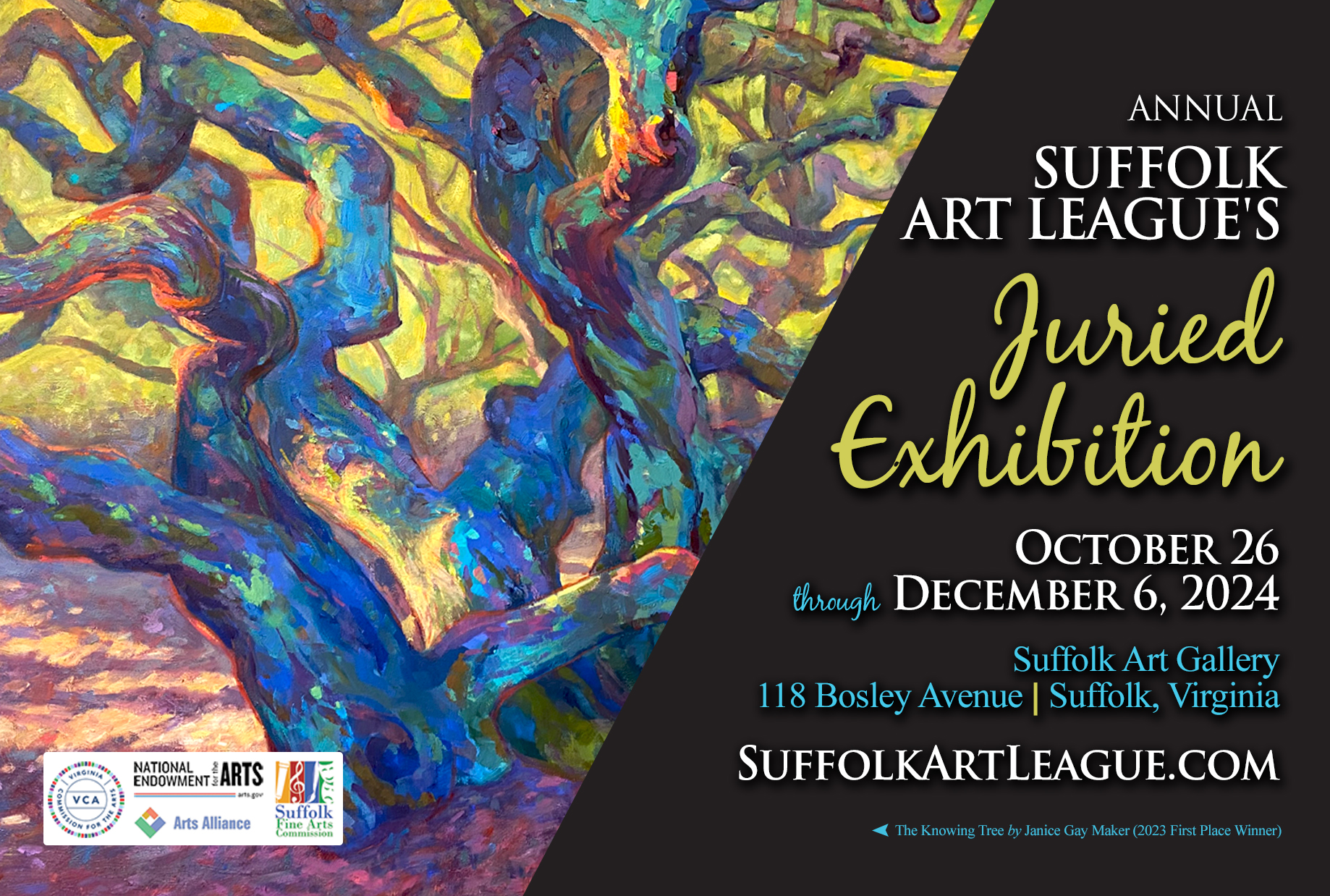 Annual Juried show card front ()