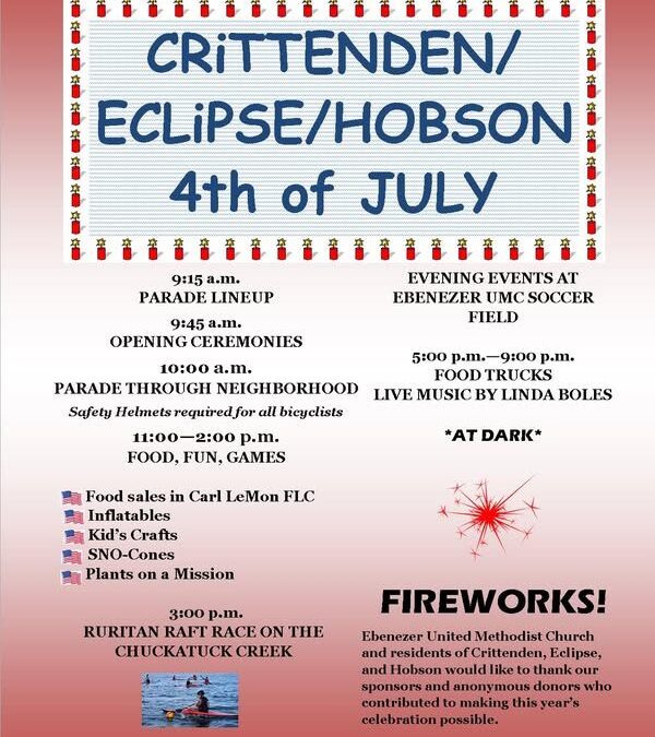 Crittenden/Eclipse/Hobson 4th of July