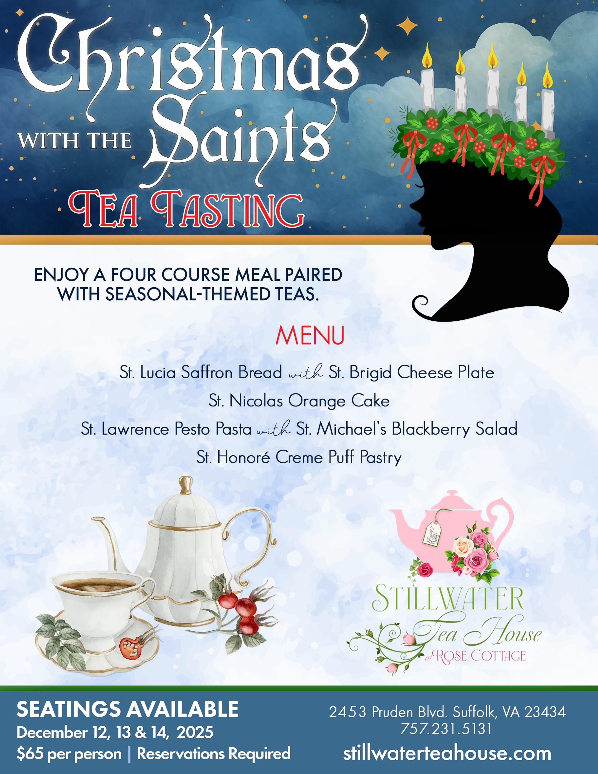 thumbnail Christmas Saints Tea Tasting