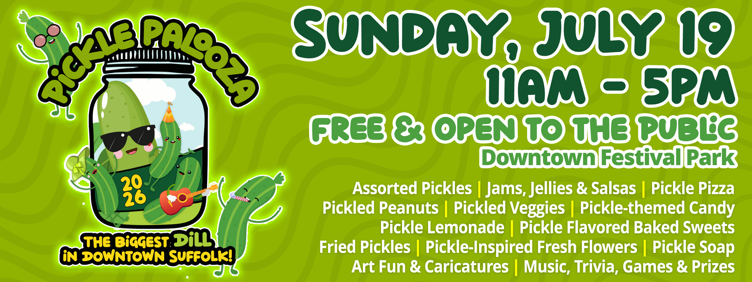 Pickle Palooza website art